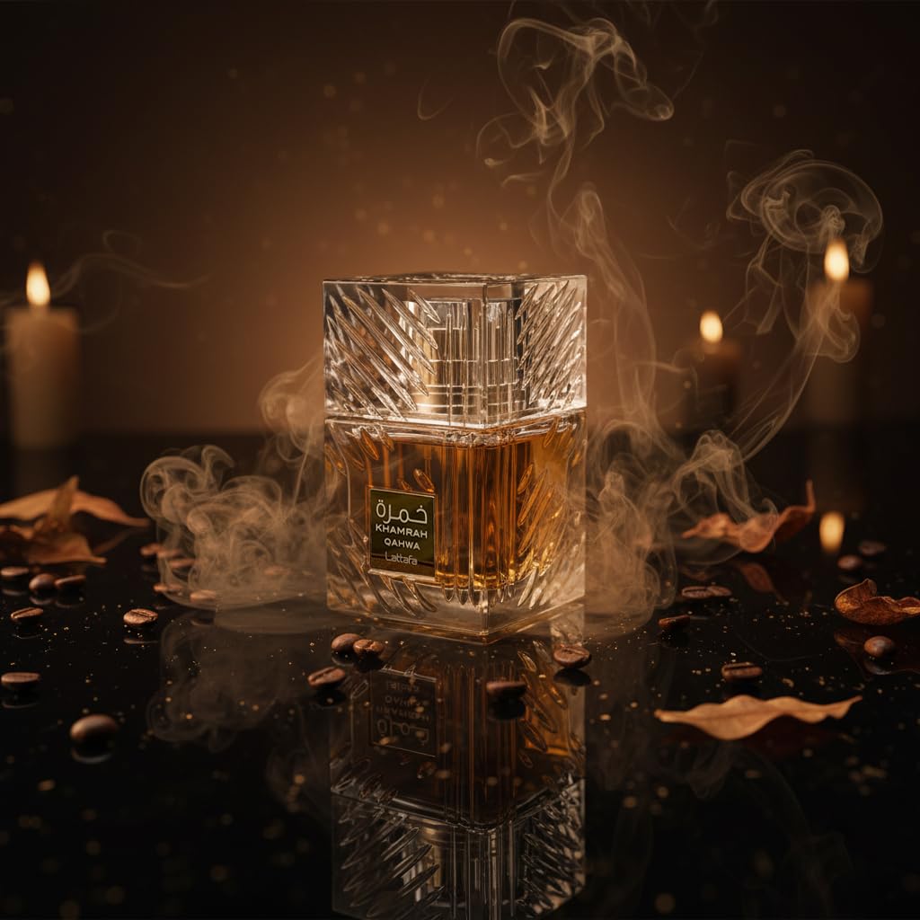 Lattafa Khamrah & Khamrah Qahwa Eau De Parfum Unisex 3.4 Fl Oz | Long-Lasting Arabic Perfume for Men & Women | Luxury Fragrance Gift Set | Spicy, Sweet & Woody Scent