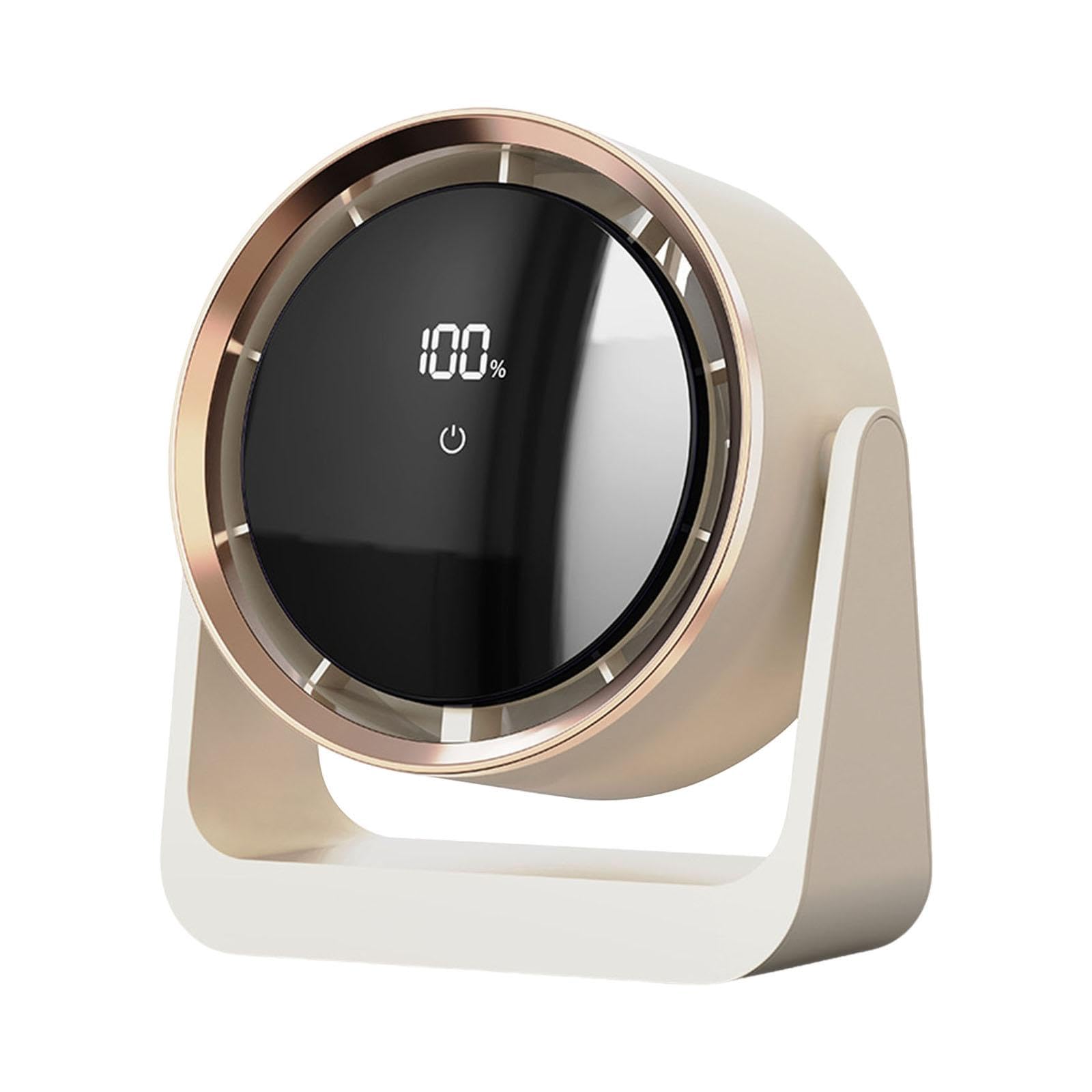SECRET DESIRE Desk Fan Quiet Mini Table Fan Compact Personal Fan for Home Household Office Beige-image-37