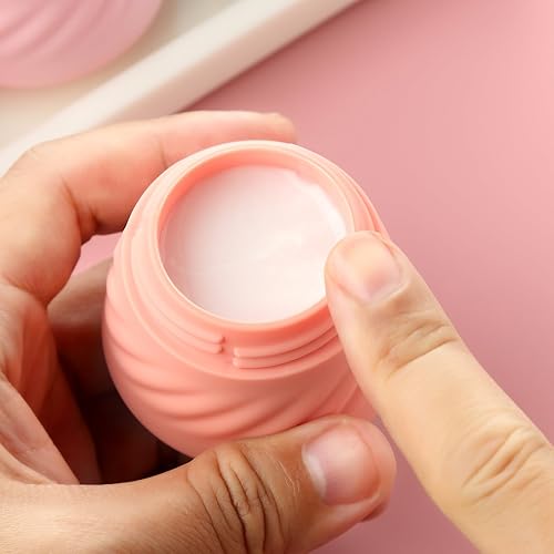 Vista 82 de Gemice Recipientes de viaje para artículos de aseo personal, tarros de crema de silicona aprobados por la TSA, tamaño de viaje con bolsa