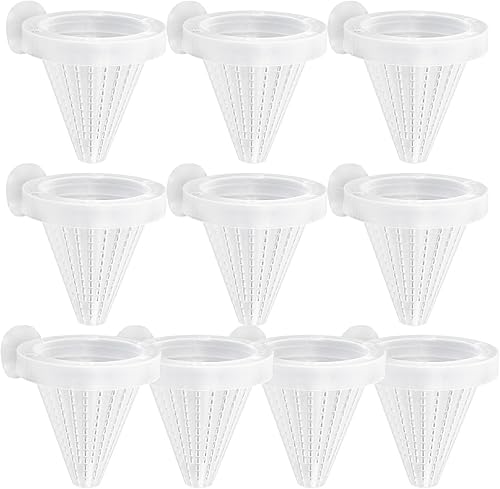 POPETPOP Alimentador de peces - Alimentador de acuario Cono de gusano rojo Alimentador de Cono Alimentador de Alimentación Cono de Salmuera