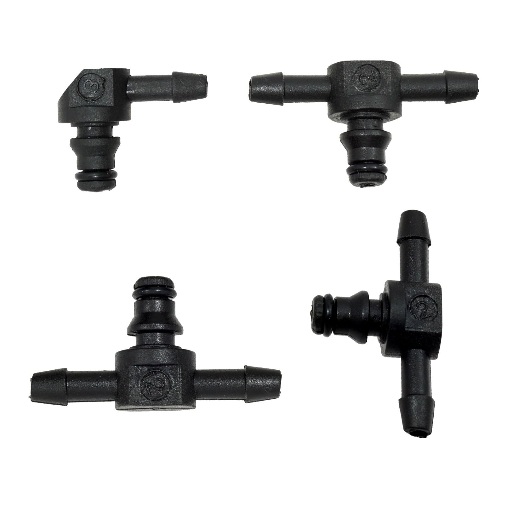 4 Pezzi Connettori Ritorno Iniettore Diesel - 2 Vie E 3 Vie, Common Rail - Foto 13