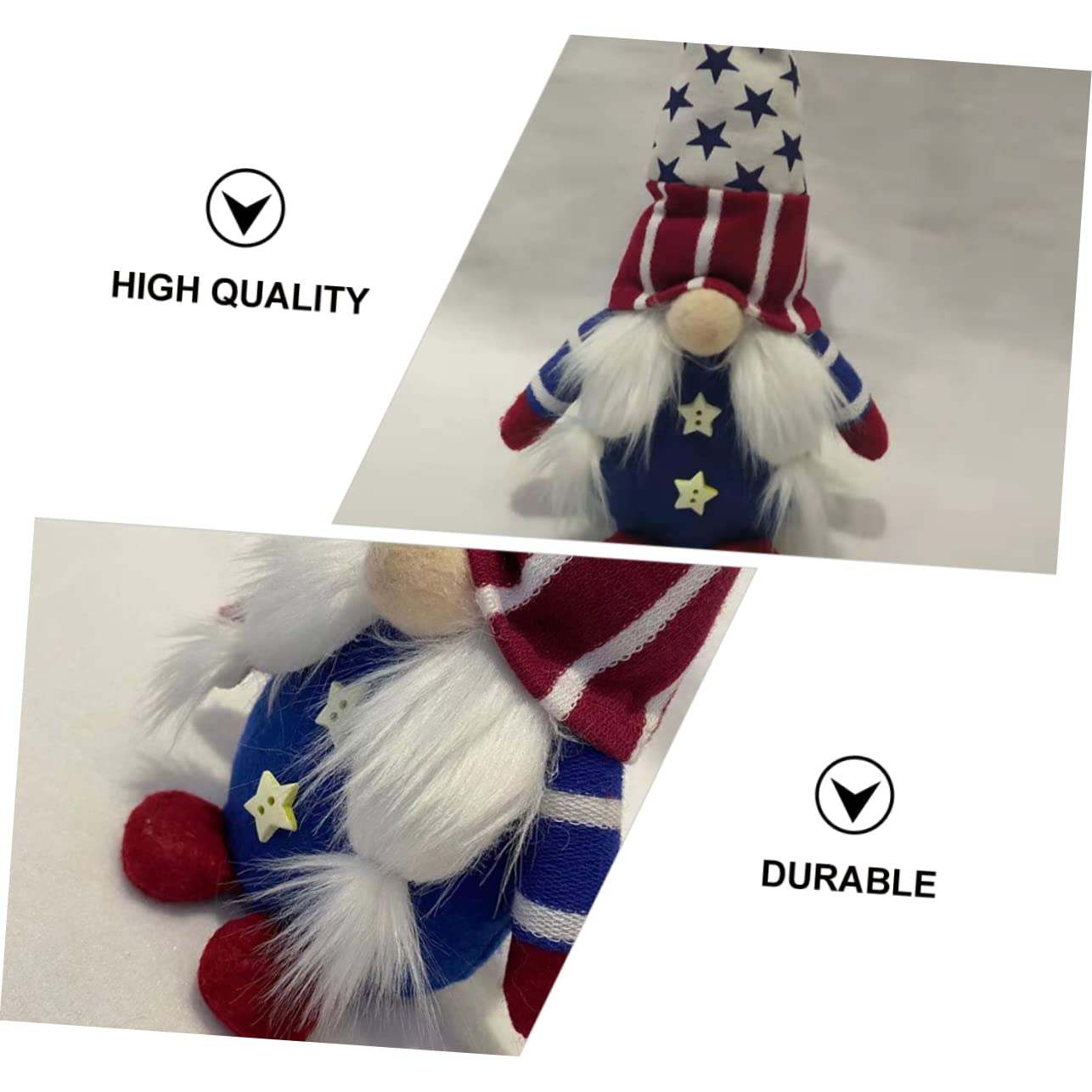 Alipis 6stücke Unabhängigkeitstag Deko Faceless GNOME Puppen Für Tischdekoration Niedliche GNOME Figuren Für Feiern Und Wohnräume