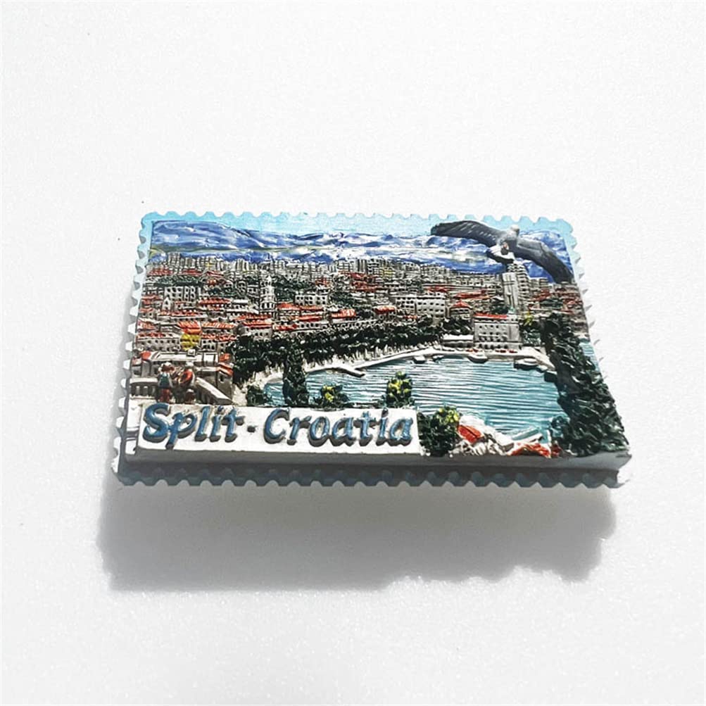 Sibenik Croazia magnete frigorifero cristallo turistico souvenir