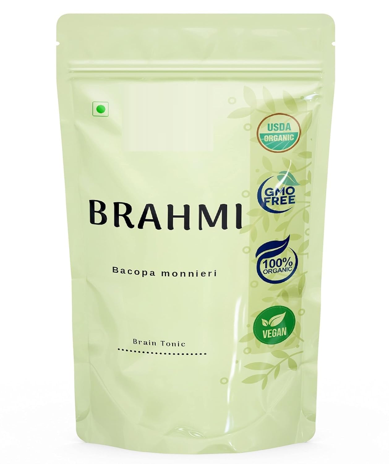 7.05oz Organic Brahmi/Bacopa monnieri Dried Brahmi Leaves (200 Gms)