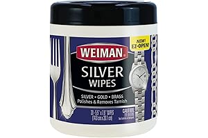 Weiman Jewelry Polish Cleaner, Tarnish Remover Wipes - Diamond Drunk's Approved