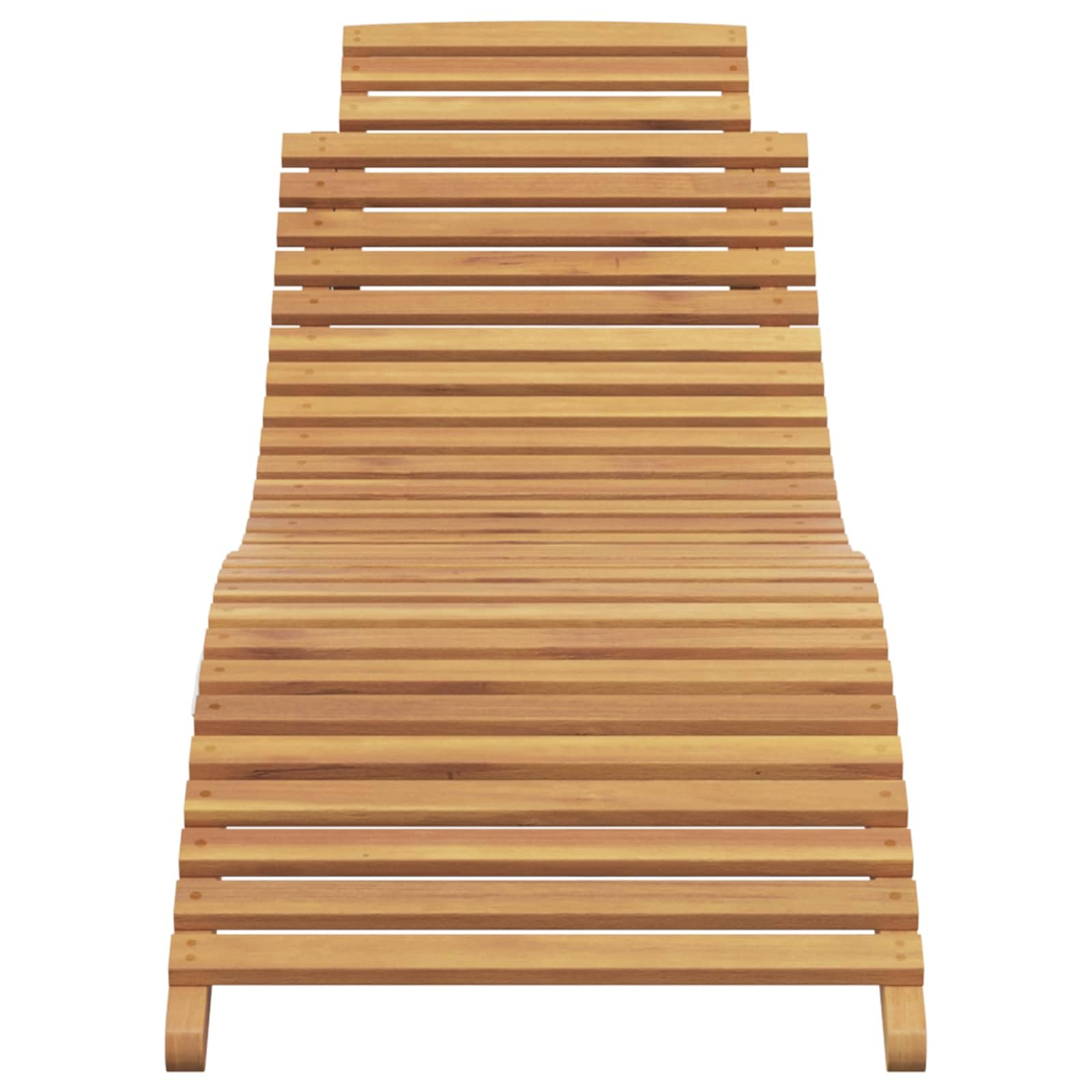 Leżak brązowy z litego drewna tekowego, 198 x 55 x 58,5 cm, składany, regulowany, z oparciem, do ogrodu, na taras, do wypoczynku, odporny na warunki atmosferyczne, ergonomiczny