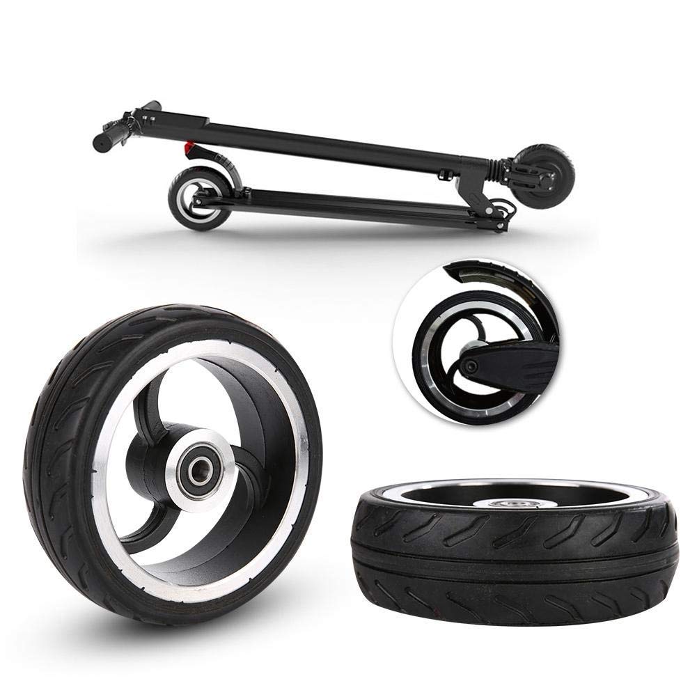 Alomejor Ruota Posteriore del Scooter Solidi di Riparazione per Motorino Elettrico Pattino della Bici 5 Pollici