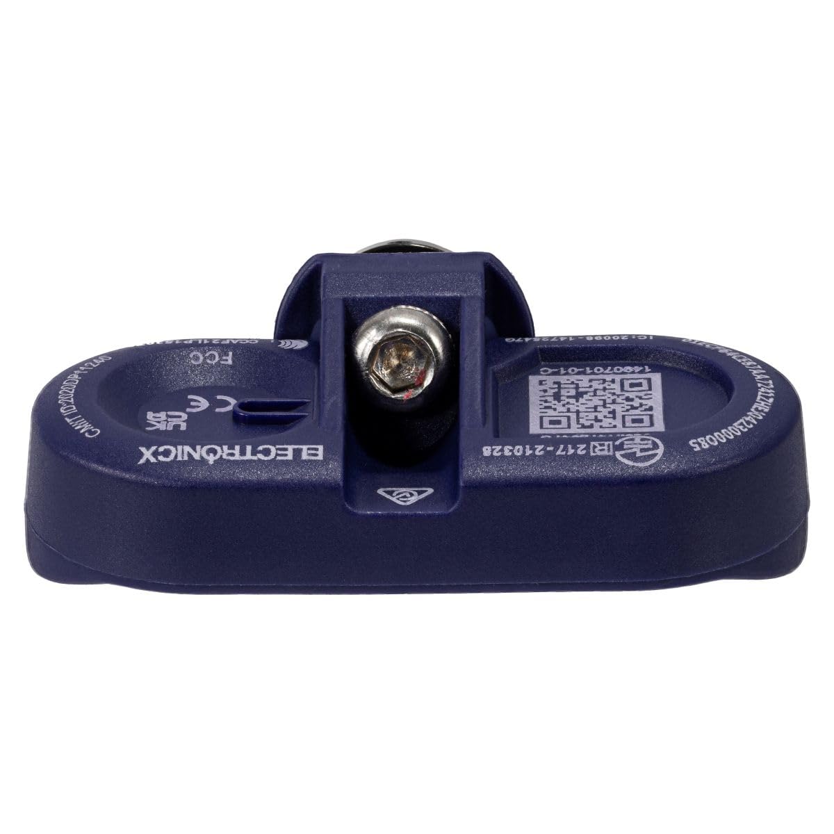 Electronicx 4X RDKS Sensor kompatibel mit Tesla Model 3 Y S X ab 2020 BLE vorprogrammiert TPMS Reifendrucksensor Metallventil Schwarz 4er Set Ersatz Alufelgen Stahlfelgen