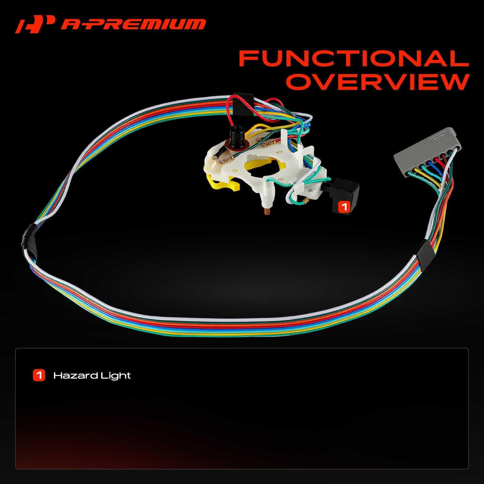 Amazon.com: A-Premium Turn Signal Switch Multifunction Switch