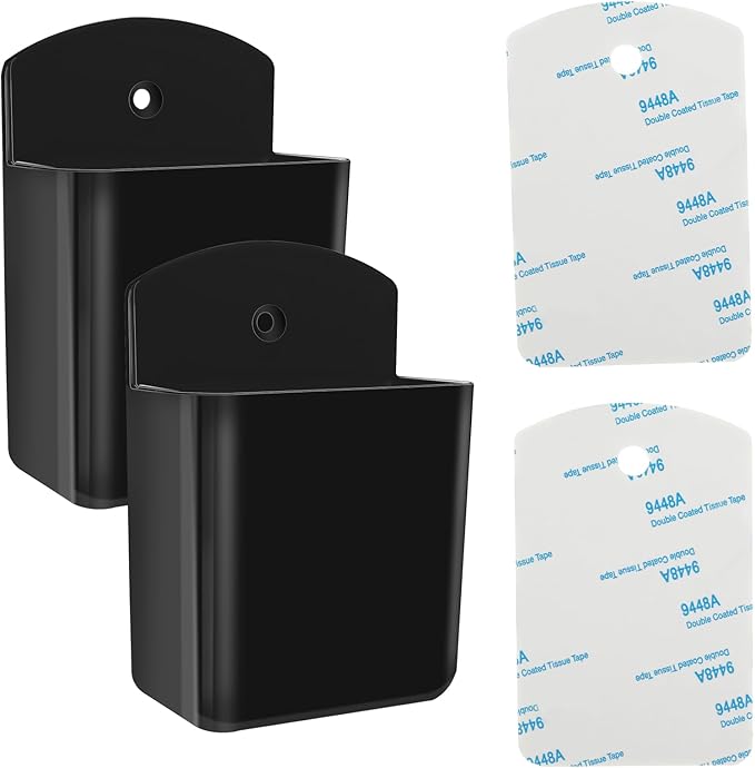2 Stück Magnetische Fernbedienungshalter - Selbstklebend Ohne Bohren Für TV & Mehr