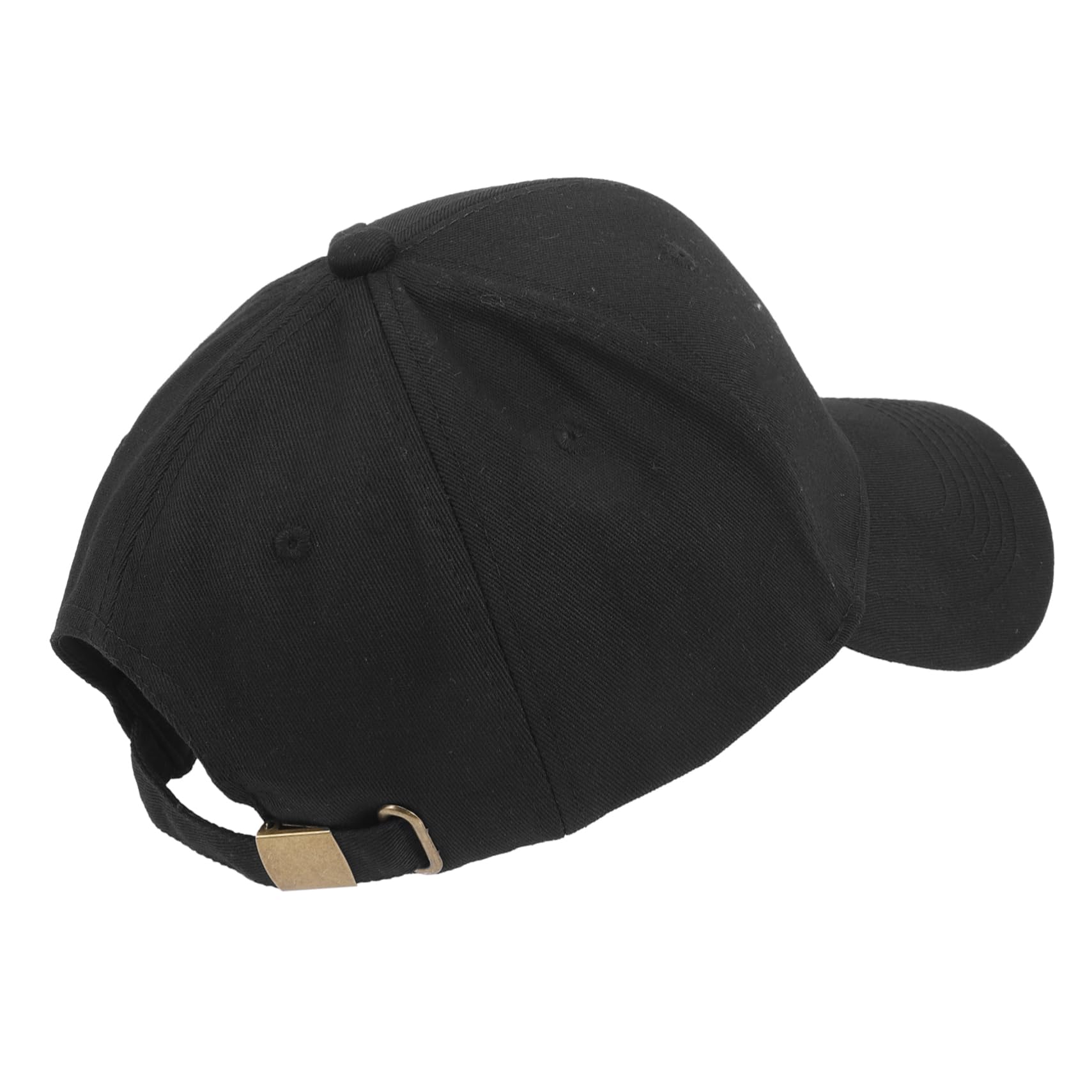 FOMIYES 4 Pezzi Cappello da papà per Donna Capo Nero Cappello per Il Tempo Libero Vuoto Baseball Berretto da Spiaggia Estivo Parasole da Sole Black Tessuto