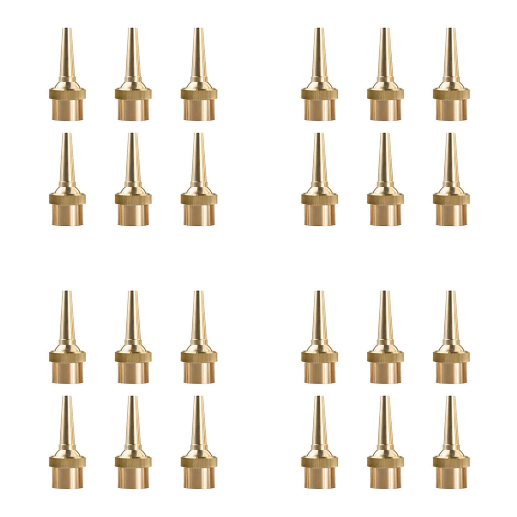 Hndhbfgrt 24 PCS Fountain Nozzle Head G1/2 DN15 Adjustable Direction Jet Water Sprinkler Head for Garden Pond Amusement Park