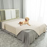 Vista 15 de Ameritex Funda impermeable para cama de perro, manta reversible para mascotas, para muebles, cama, sofá, sillón
