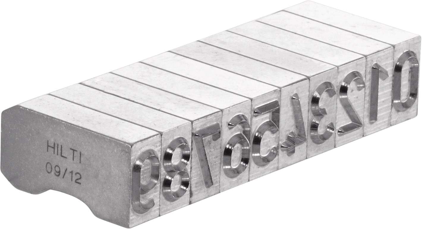 HIlti 7747 Marking Character X-MC S 8/10" Space Direct Fastening