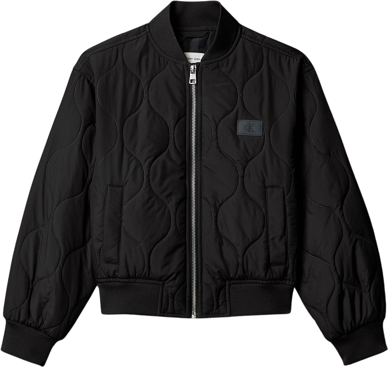 Calvin Klein Kurtka bomberka Chłopcy Quilted Bomber Jacket Ib0ib02627