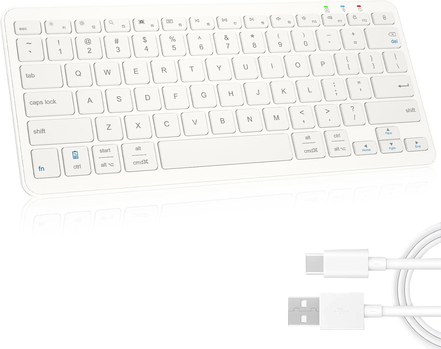 Qulose Bluetooth Keyboard, UltraSlim Wireless Keyboard for