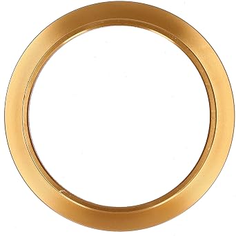 58MM Coffee Dosing Ring Replacement AntiFly Powder Cover Dosing Funnel Coffee Machine Parts (Gold)