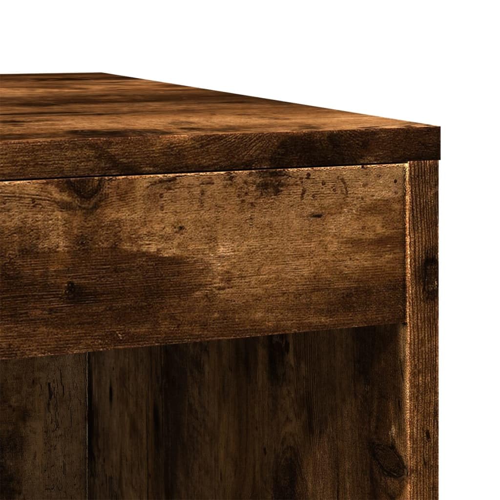 Katzenstreu Möbel für Katzen Räuchereiche Technisches Holz Katzentoilette Couchtisch für Wohnzimmer Schlafzimmer Balkon -B