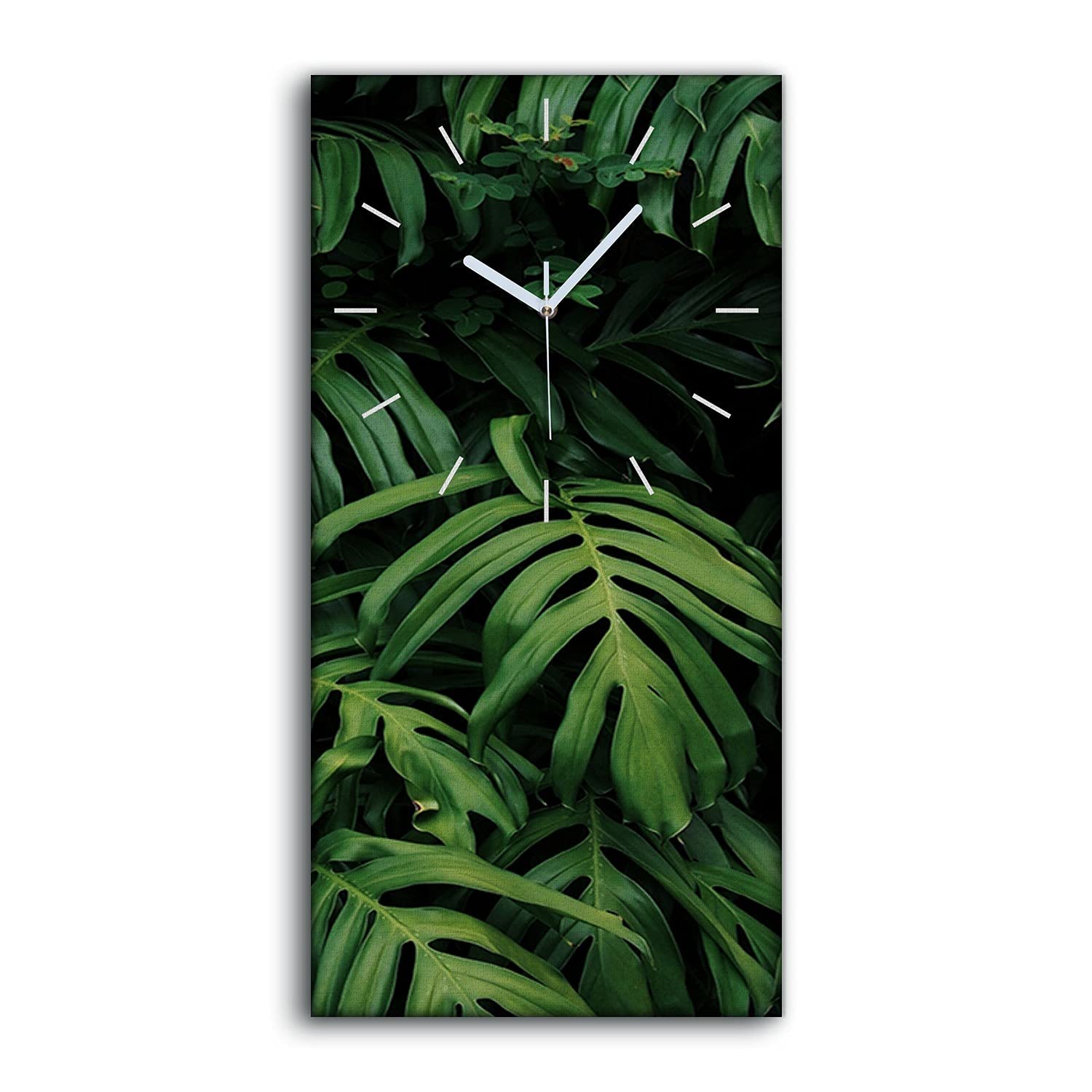 Horloge sur Toile Silencieuse sans tic-tac Coloray pour Dormir Zen dans la Chambre