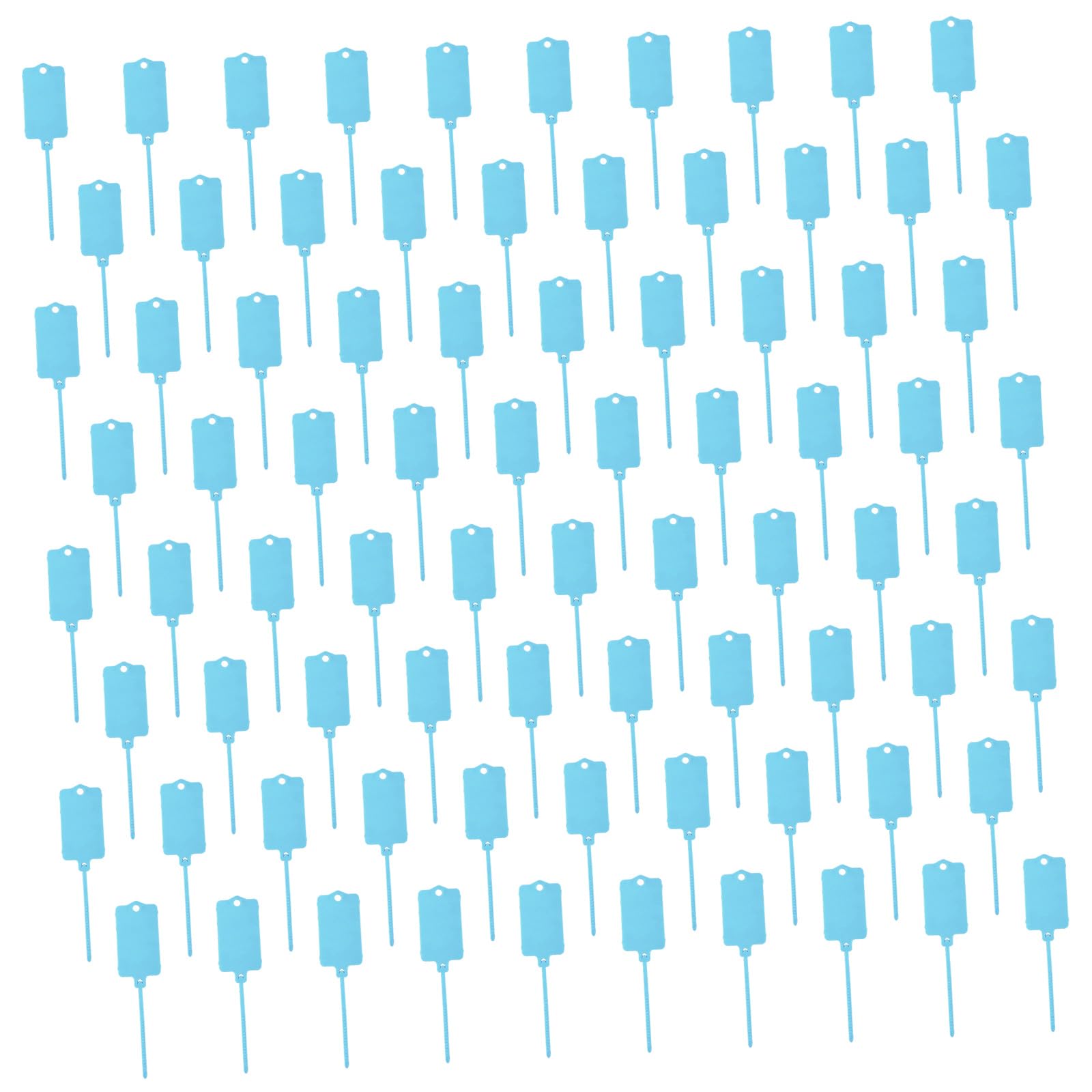 Buxuaaaa Of 80 Ticket Locking Tickets for Logistics Labels Warehouse Organization and Plant Identification Hanging Ticket