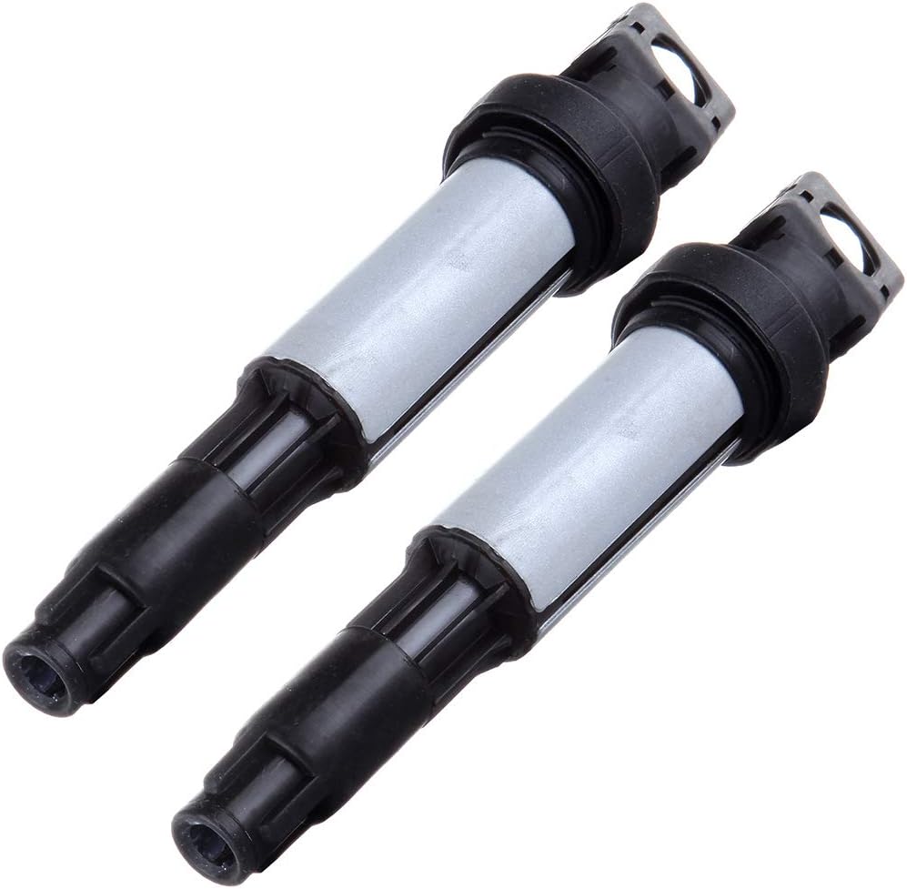 OCPTY Ignition Coil Coils Pack fits UF522 CU1171 IIS063,for Rolls-Royce Phantom 6.7L 2004-2010,for Z8 4.8L 2003,for Z4 3.2L 2006-2009,for 120i 2.0L 2005-2007 set of 2