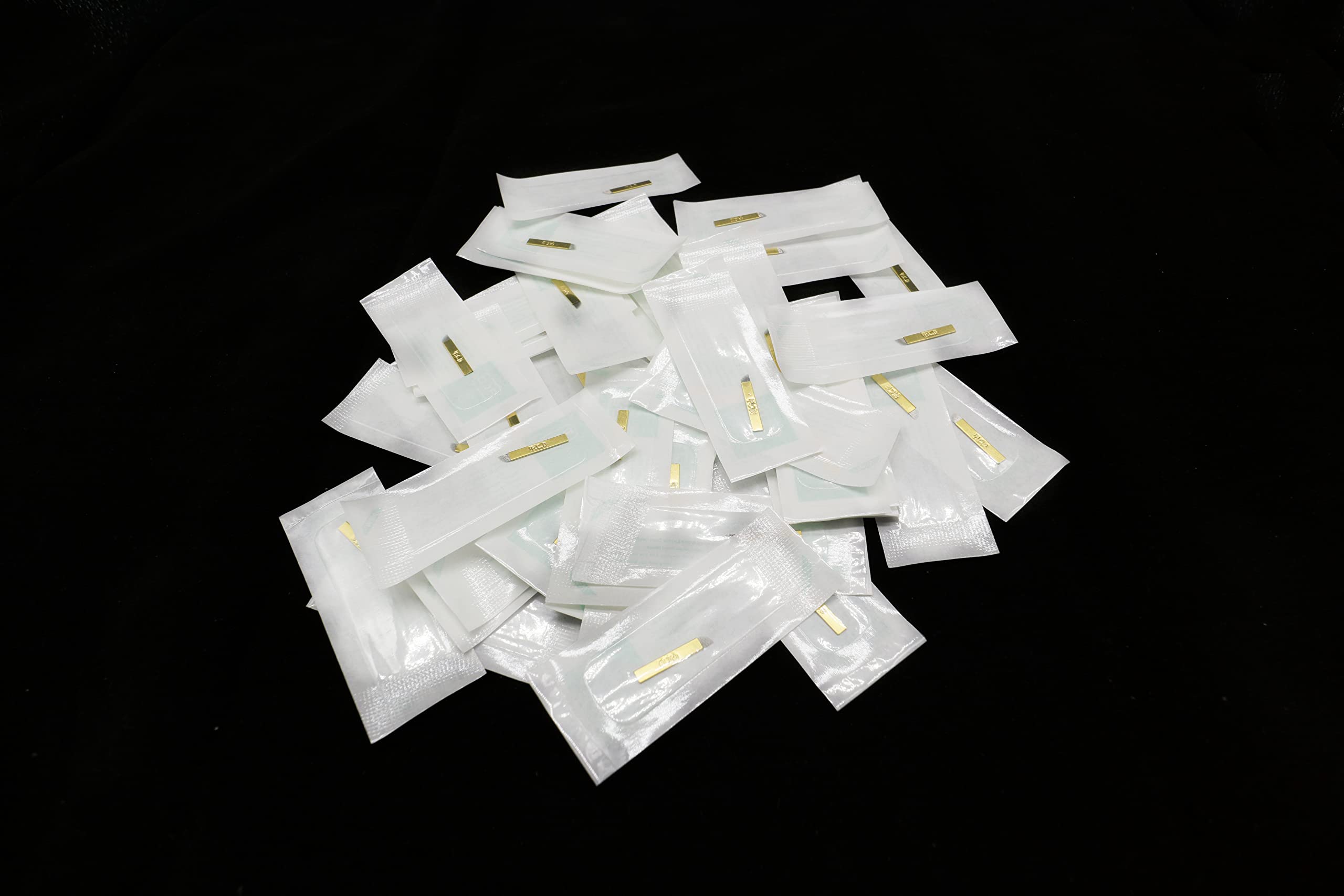 50 Adet Tek Kullanımlık Kaş Mikroblading, Microblading Kalemi, Kaş Microblading, PCD 12 Pin Şekilli Manuel Microblading Aracı (0,25 mm-12P)