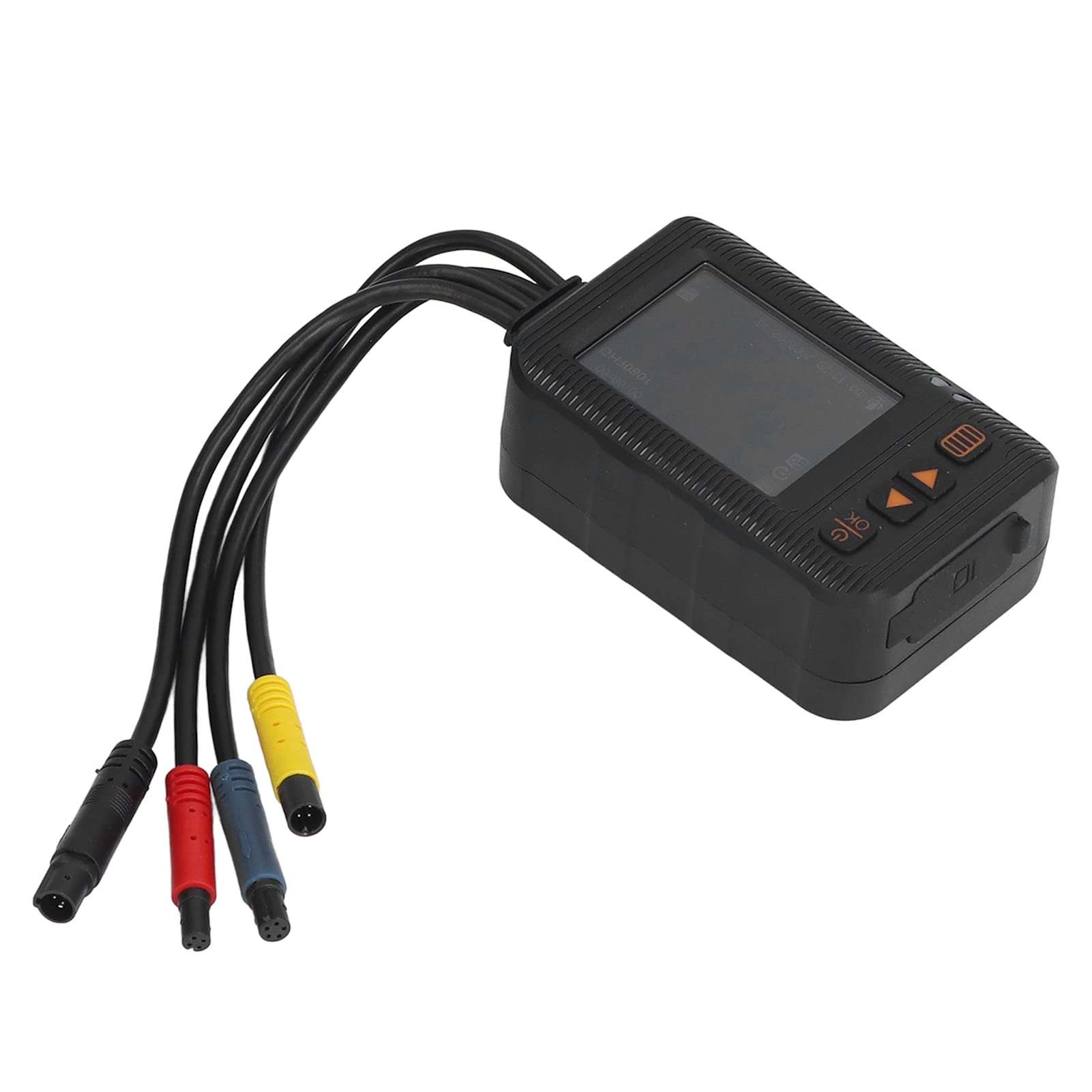 ciciglow Cámara de Salpicadero para Motocicleta, IP65, Impermeable, Frontal 1080P Y Trasera 720P, Cámara para Casco de Motocicleta con Pantalla de 2,0 Pulgadas