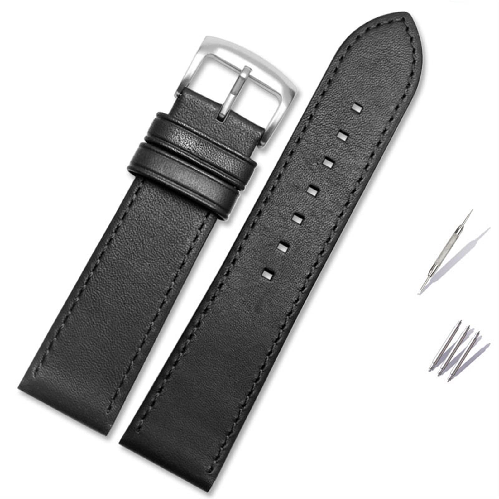 Bracelet de montre en cuir véritable Casio 22mm un classique à offrir