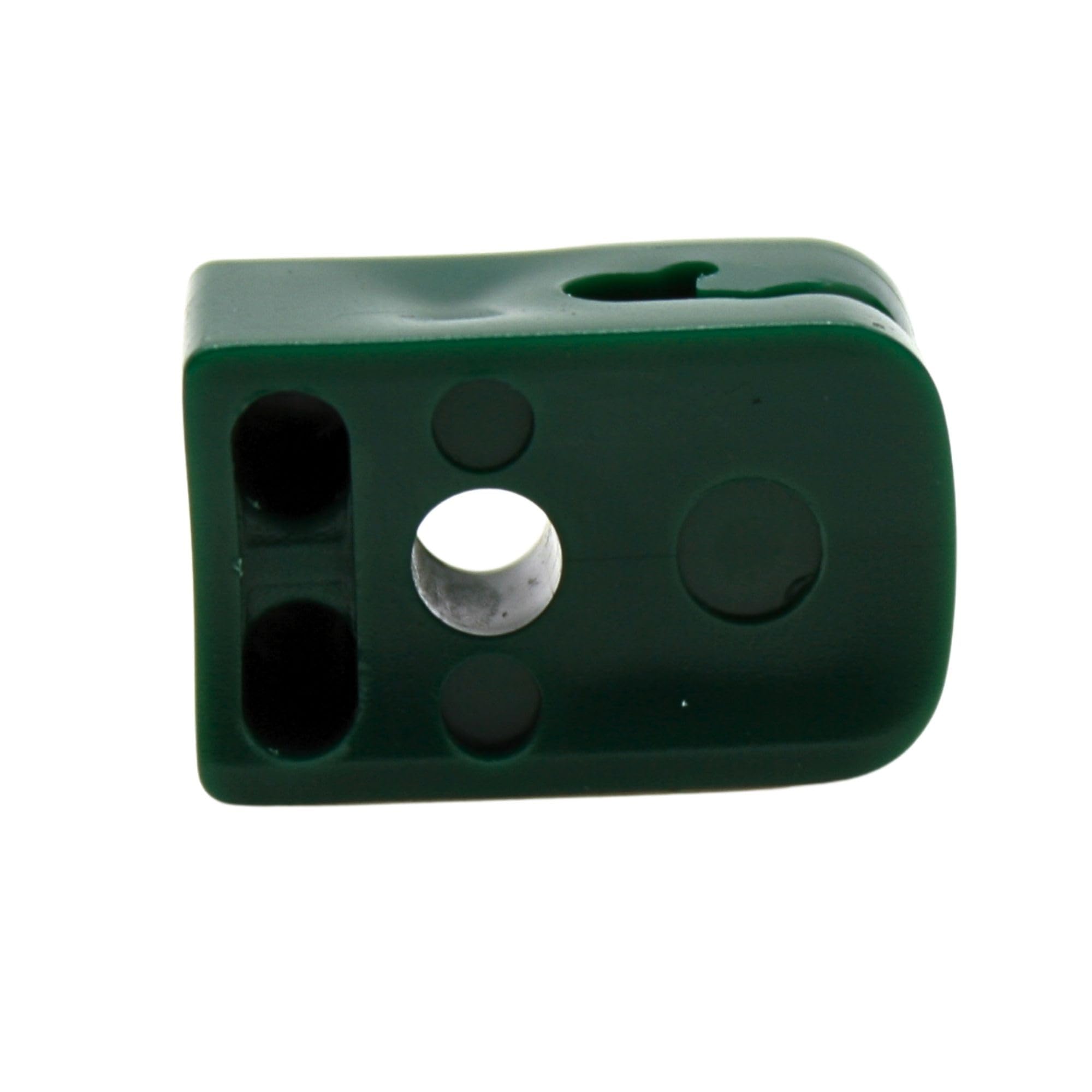 DOJA Barcelona Clip Plástico para Cercas - Pack 50 de Color Verde - Material Resistente - Abrazaderas para Cercas de Fácil Montaje - Clips de Plástico para Cercas con Tornillo de Fijación Segura