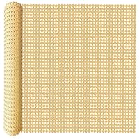 ALLINKIT 60 x 300cm Wiener Geflecht Meterware, Cane Webbing Rattan Roll,PE Kunststoff Flechtmatte für DIY Möbel Stuhl Sessel,Ideal für Handwerk Basteln Restaurierung Projekte