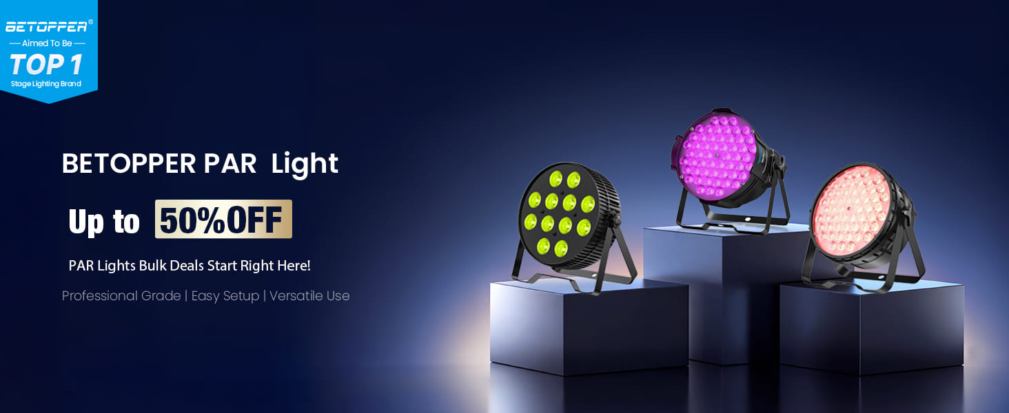 Amazon.com: BETOPPER LED Stage Lights, 54x3W RGB Par Light, DMX