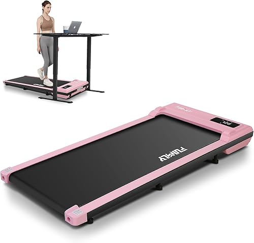 Miniatura 14 de FUNMILY Walking Pad Treadmill with Incline, Portable Under Desk Treadmills for Home 300 lbs Weight Capacity, 2.5HP Quiet Electric Jogging Running