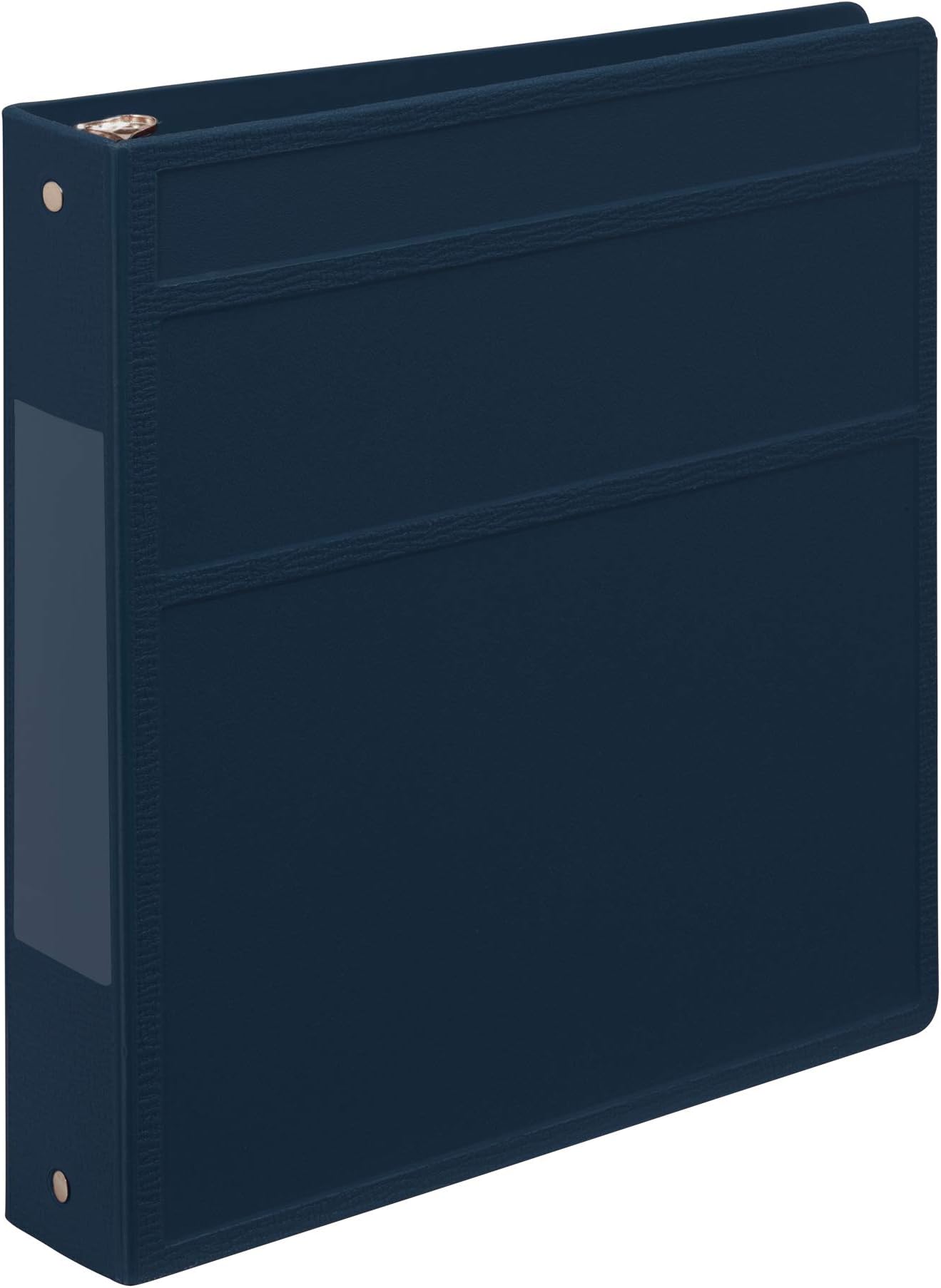 Carstens1.5- Inch Heavy Duty 3-Ring Binder - Side Opening, Navy Blue