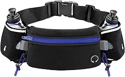 Cinto de Corrida de Hidratação, Cinto de Hidratação de Corrida, Cinto de Corrida com Garrafas, Bolsa de Cintura com Garrafa de Agua, Pochete de Corrida, Cinto com Suporte para Garrafa de Água