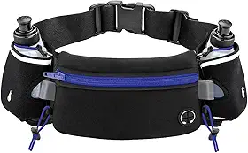 Cinto de Corrida de Hidratação, Cinto de Hidratação de Corrida, Cinto de Corrida com Garrafas, Bolsa de Cintura com Garrafa de Agua, Pochete de Corrida, Cinto com Suporte para Garrafa de Água