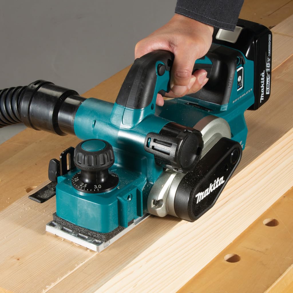 Rabot 18V LXT largeur 82 mm (Machine seule) en MAKPAC - MAKITA DKP181ZJ