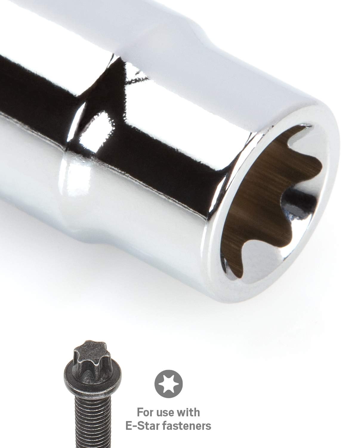 TEKTON 3/8 Inch Drive Torx/TR Torx Bit & External Star Socket Set with Case, 36-Piece (T10-T60, TR10-TR60, E4-E20) | SKT15402