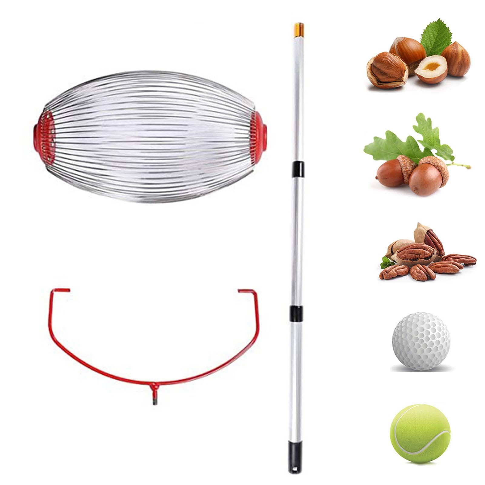 Ensemble coupe-fruits en acier inoxydable pour cuisine avec poignée