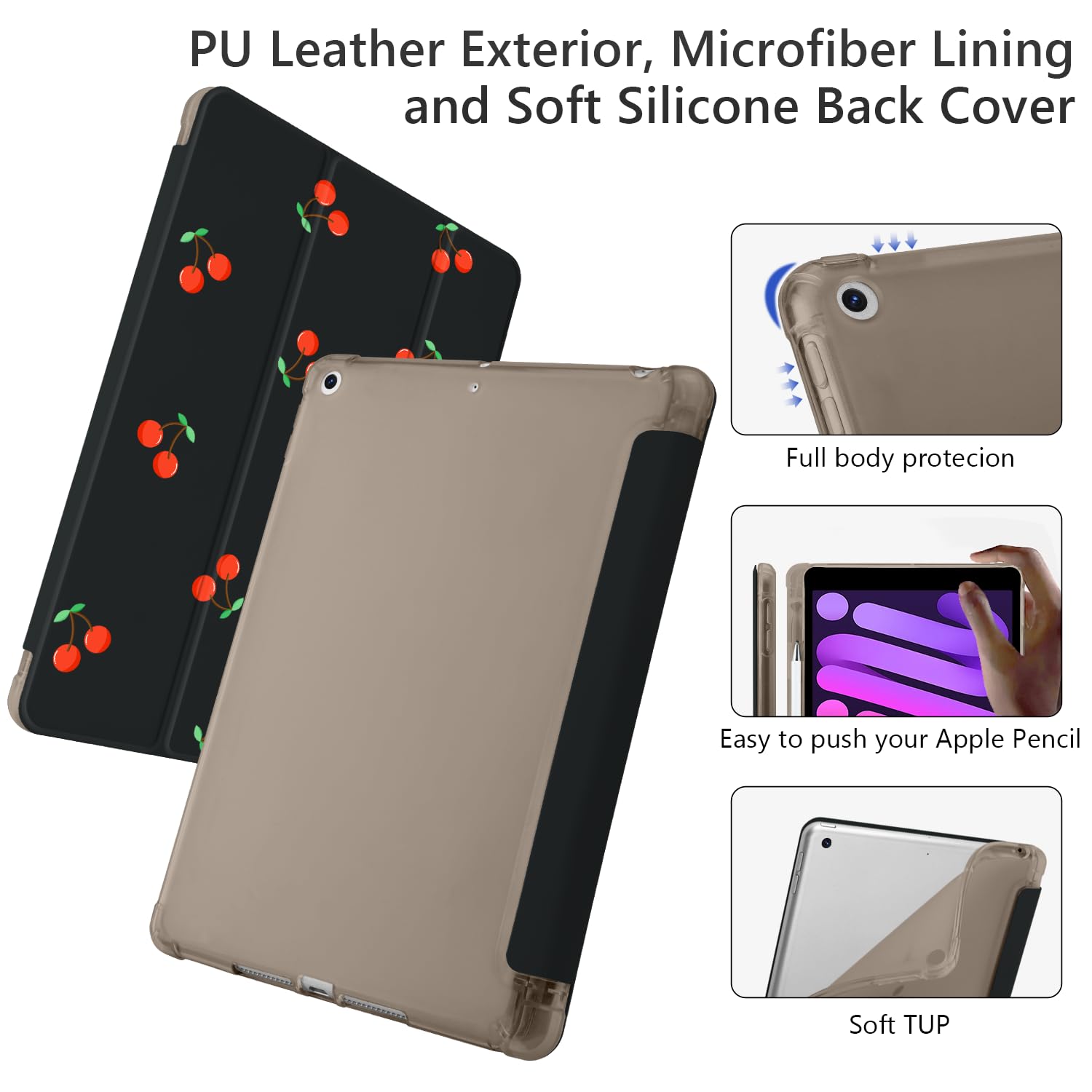Amazon.com: Cute Kawaii Cherry for iPad Pro 11 Inch Case (M5/M4