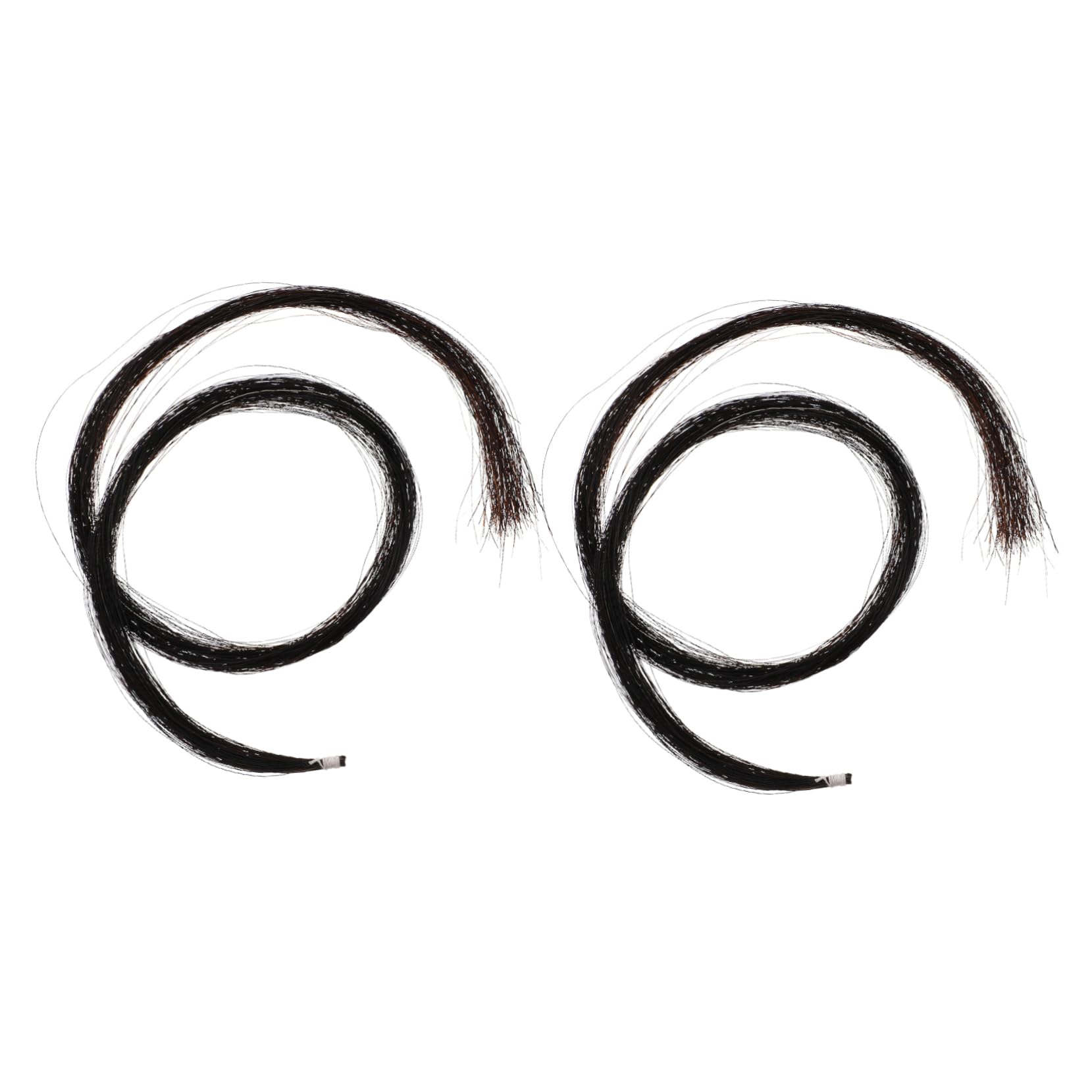 Holibanna Hanks of Natural Violin Hair for Violin Cello and Bass for Beginners and Students for DIY Repairs and Enhancing Your Playing Experience