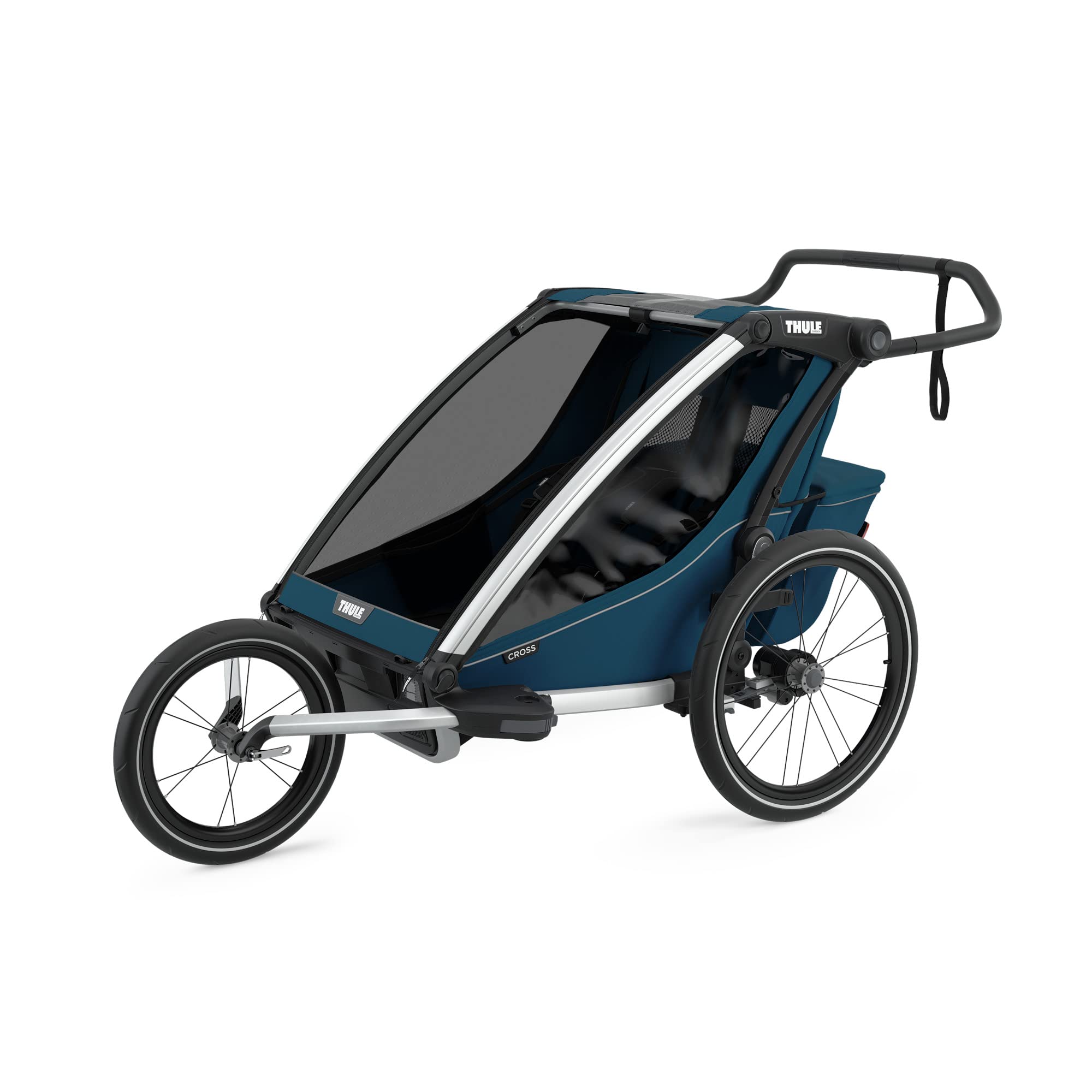 Thule, Chariot Cross 2, Rimorchio/Passeggino, Maiolica Blu, Uni, Unisex-Adulti