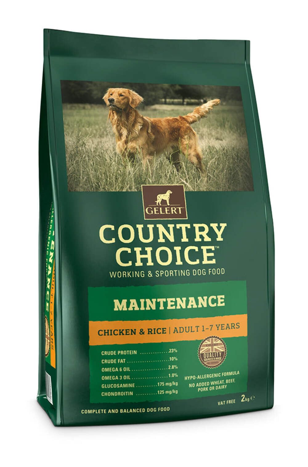 Other Gelert Country Choice Maintenance Chicken & Rice 2kg