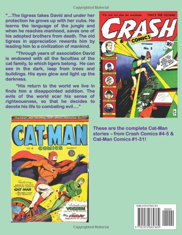 The Complete Cat Man Gwandanaland Comics 197 His Complete Stories From Cat Man Comics And Crash Comics The Only Complete Cat Man Collection In Print Comics Holyoke Amazon Com Books