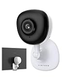 virtavo 2K Window Camera, Indoor Security Cam with Starlight Color Night Vision, Smart Motion Detection, 2-Way Audio, Cloud & SD Storage, Wired, 2.4GHz WiFi