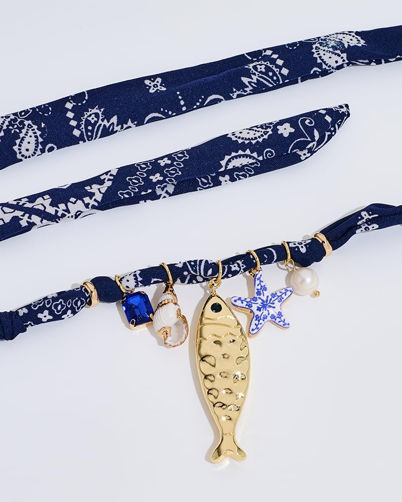 Fish Necklaces for Women Boho Summer Beach Jewelry Gifts