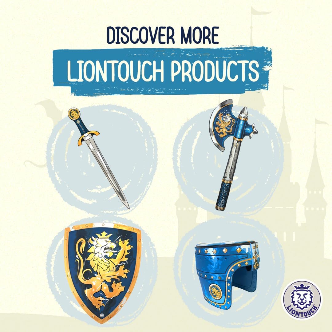 Liontouch Medieval Noble Knight Satin Toy Cape for Kids | Part of A Kid's Costume Line - Image 6