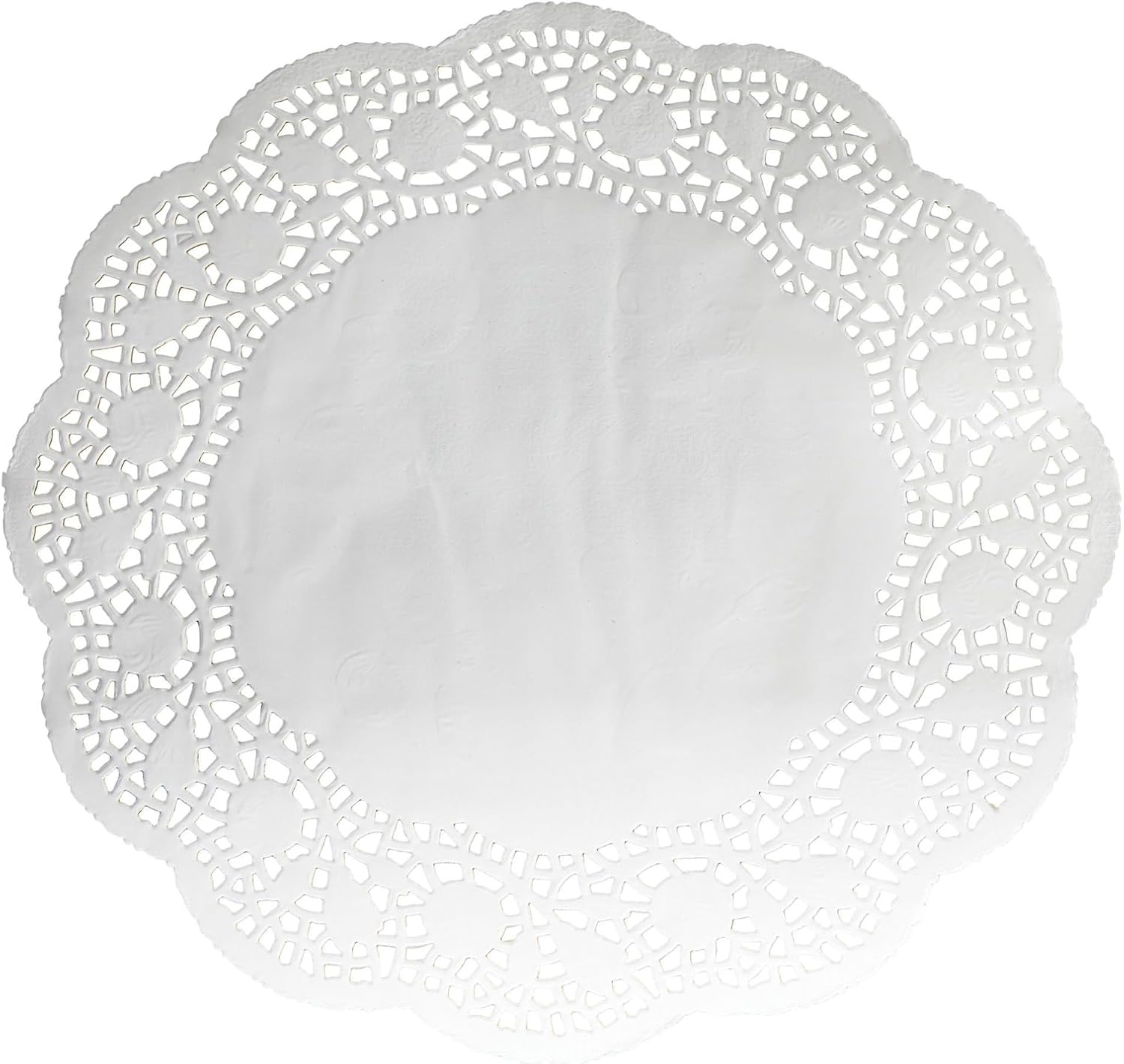 Juvale Gold Placemats - 12-Inch, 100 Count, Round Paper Doilies - Disposable Placemats for Party & Charger Plates Bulk Wedding 100 - Doilies for Dessert Trays (Pack of 2)