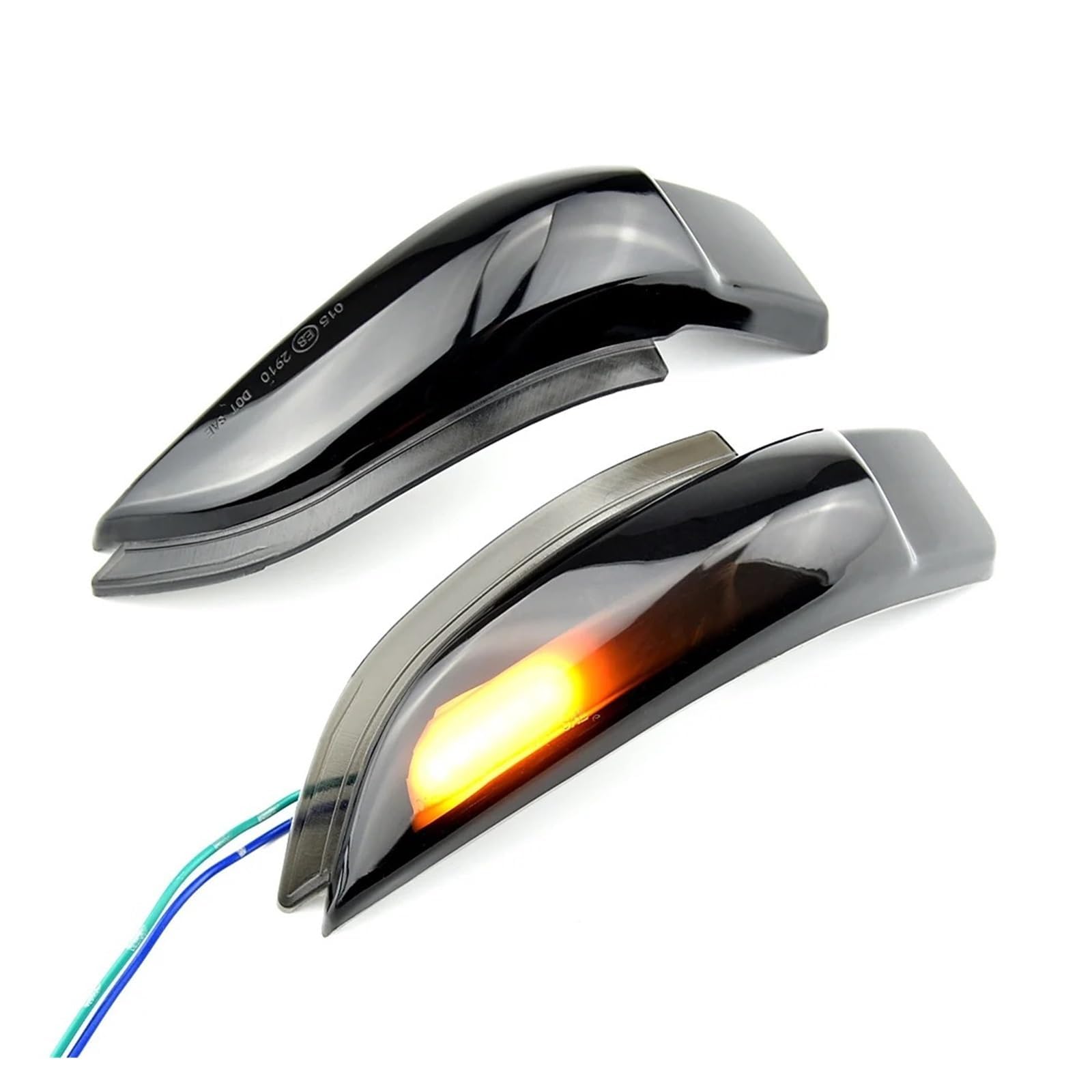 UNCLE LIAO Car Turn Signal Lights Dynamic Turn Signal Light Rearview Mirror Indicator For Toyota Camry Corolla Prius C Venza Avalon Vios Yaris Scion IM 2012-2017 Turn Singal Light.