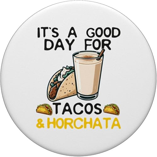 Miniatura 3 de Tacos & Horchata Mexican Food Lover Cinco de Mayo Mexicana PopSockets Standard PopGrip