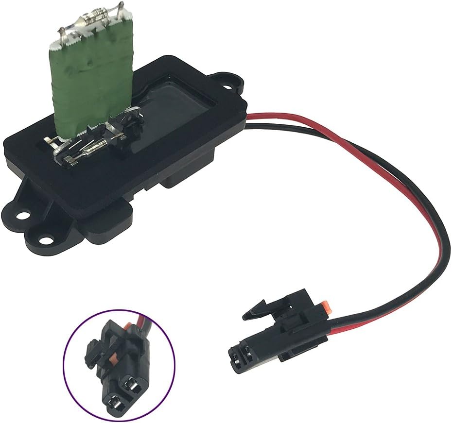 1581086 Blower Motor Resistor Complete Kit Manual AC Heater